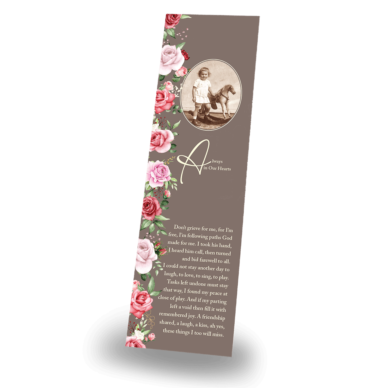 Memorial Floral Bookmarks - Image 2