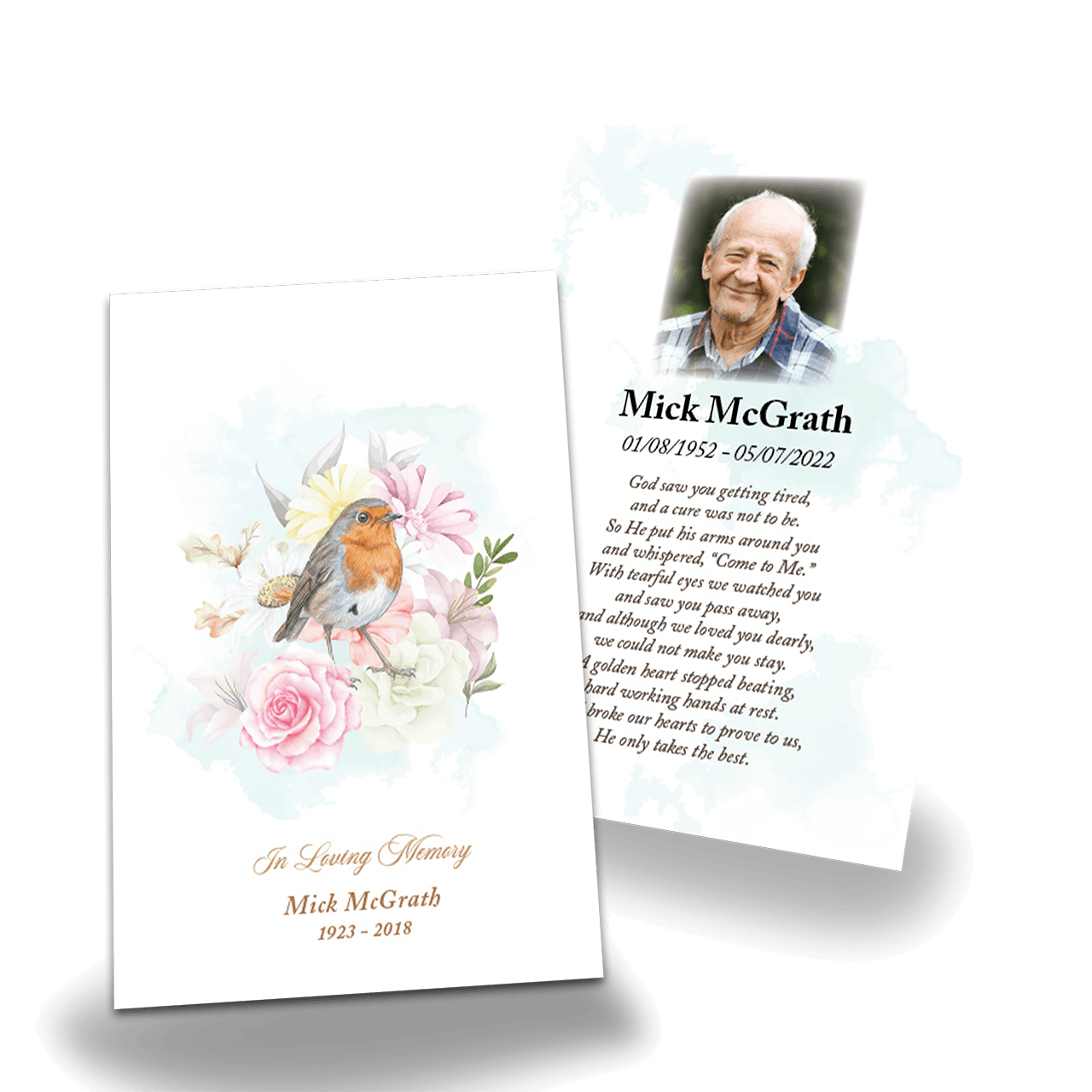 Memorial Nature Wallet Cards