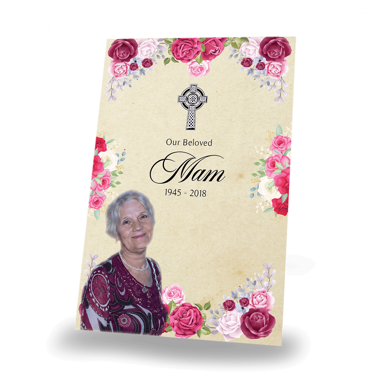 Memorial Floral Wallet Cards - Image 3