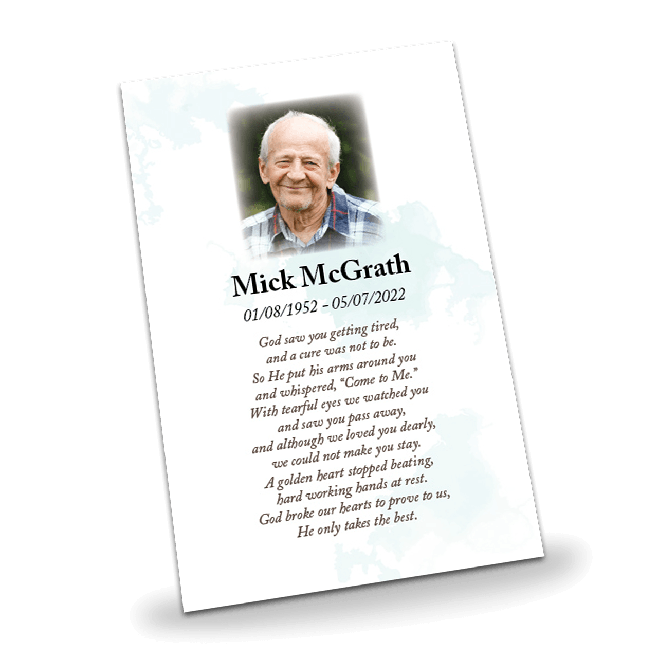 Memorial Nature Wallet Cards - Image 2