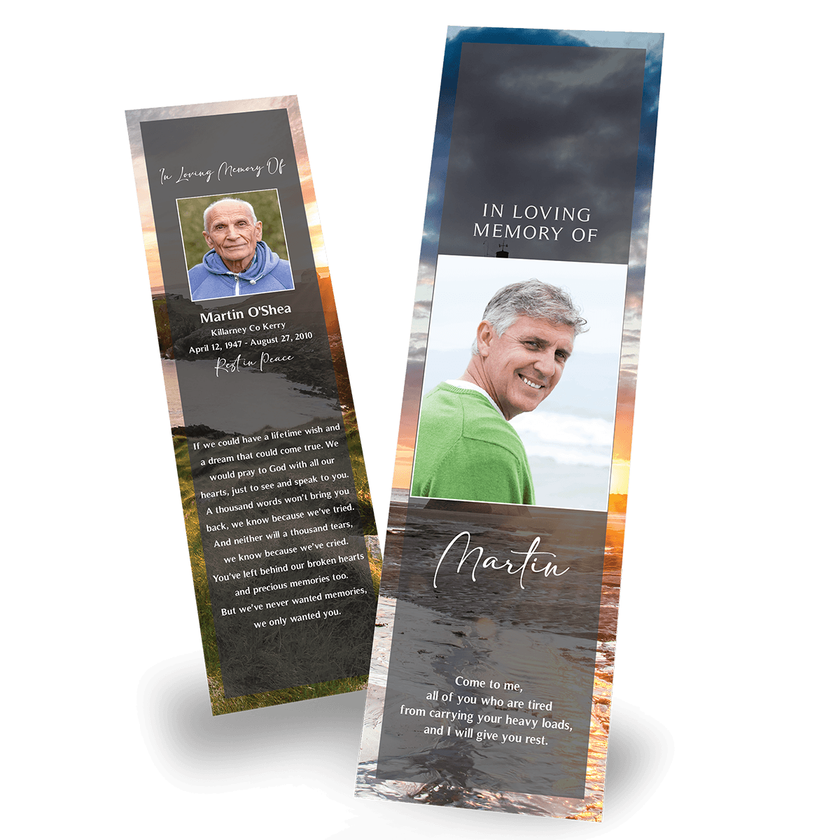 Modern Memorial Bookmarks