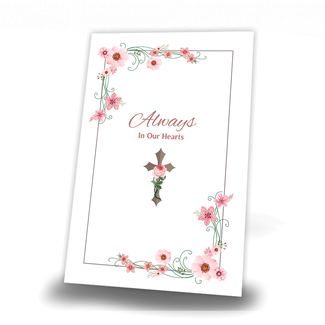 Memorial Floral Wallet Cards - Image 3