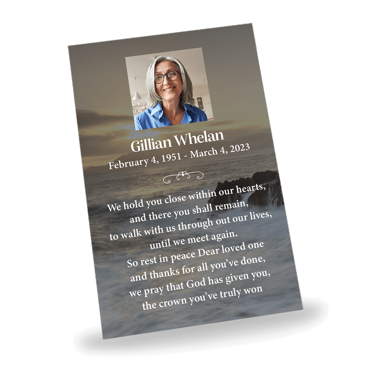 Memorial Nature Wallet Cards - Image 3