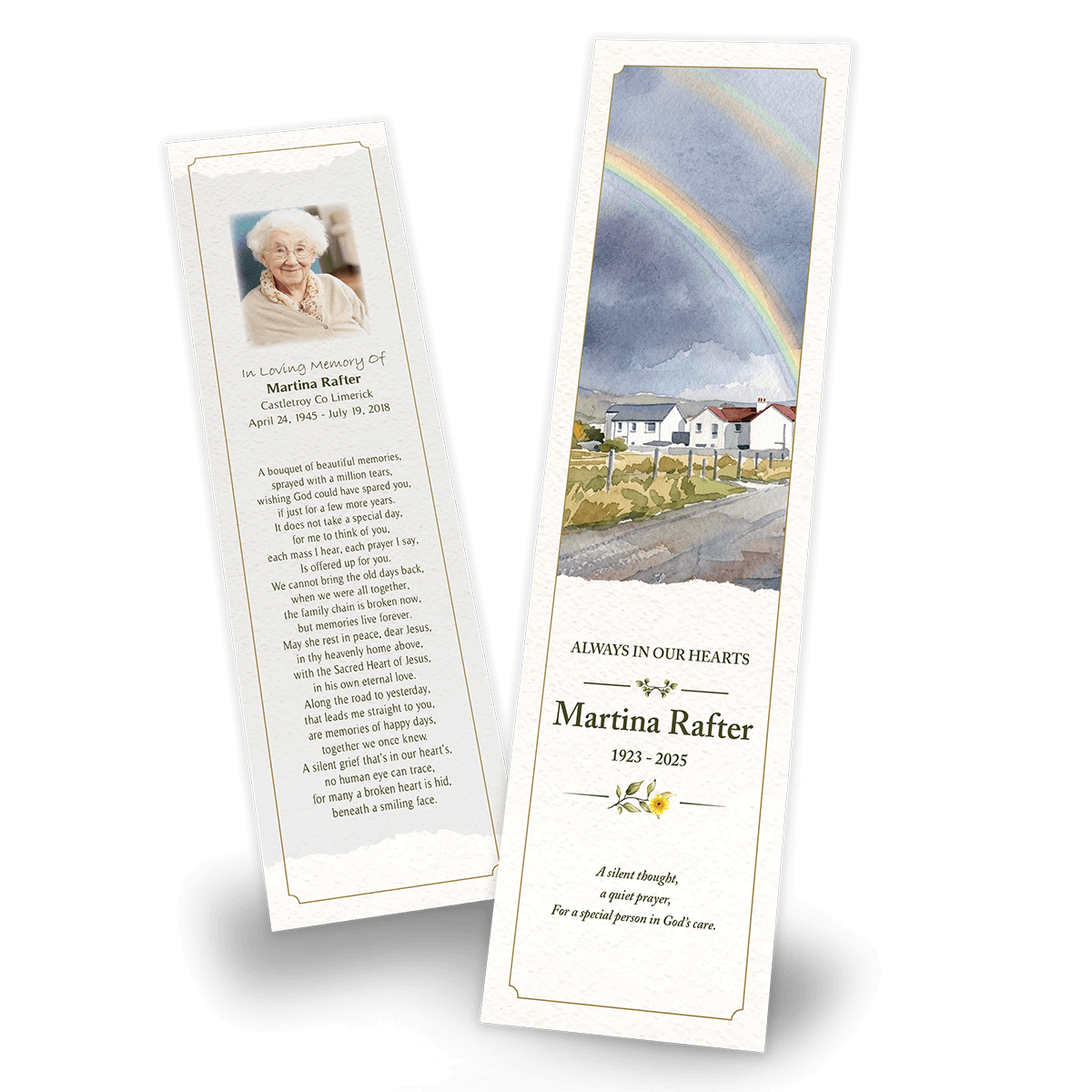 Memorial Nature Bookmark