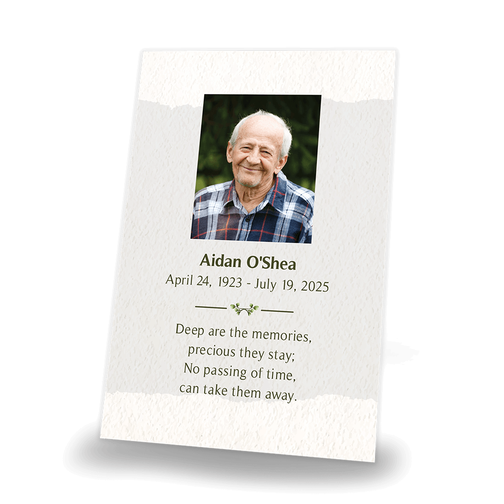 Memorial Nature Wallet Cards - Image 2
